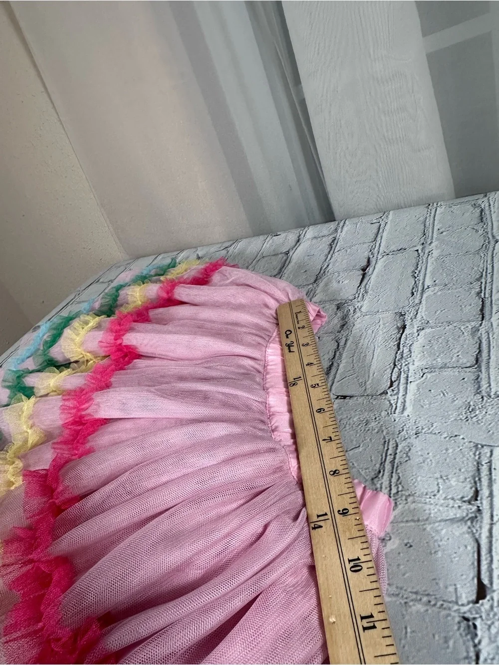 Gymboree Girls Ruffle Tutu Skirt Birthday Boutique Pink size 7